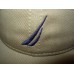 NAUTICA MEN'S KHAKI BEIGE CAP HAT WITH NAVY LOGO OSFA ADJUSTABLE $25 BRAND NWT  eb-57676931